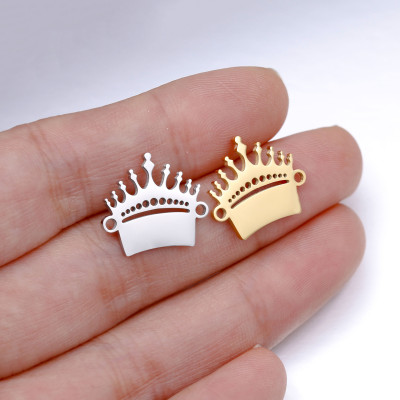 Connector CROWN OF BEAUTY surgical steel