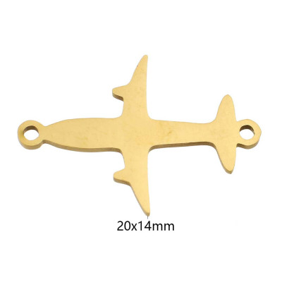 Connector aircraft surgical steel two color variants