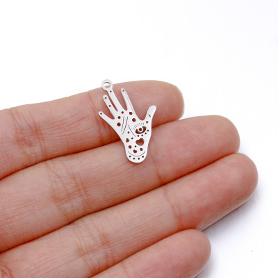 Pendant hand surgical steel two variants