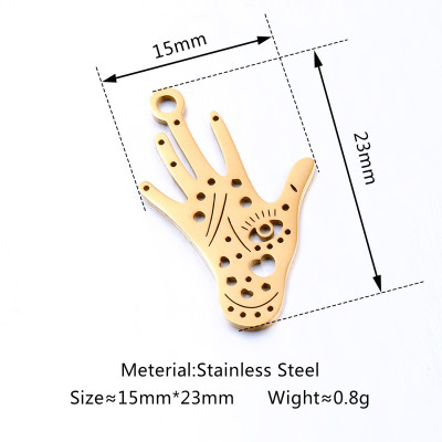 Pendant hand surgical steel two variants