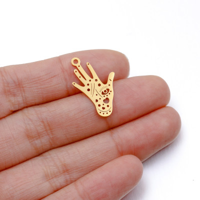 Pendant hand surgical steel two variants