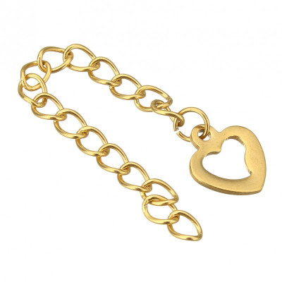 Adjustment chain in gold galvanized stainless steel