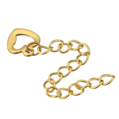 Adjustment chain in gold galvanized stainless steel