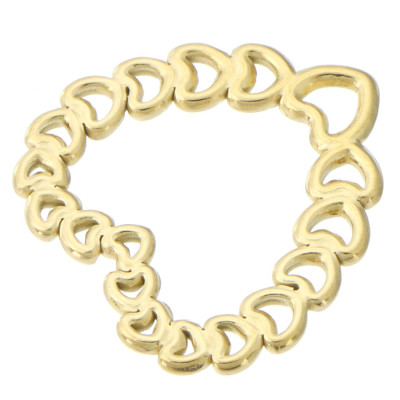 Heart pendant surgical steel 5 color options surgical steel