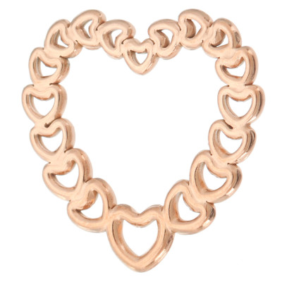 Heart pendant surgical steel 5 color options surgical steel