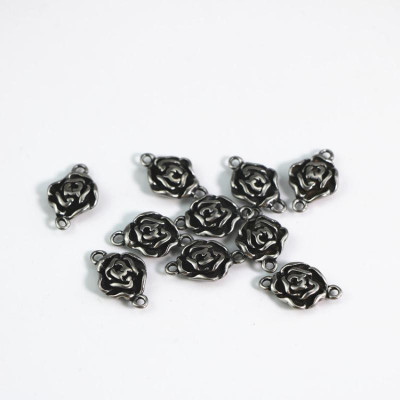 Surgical steel rosette connector