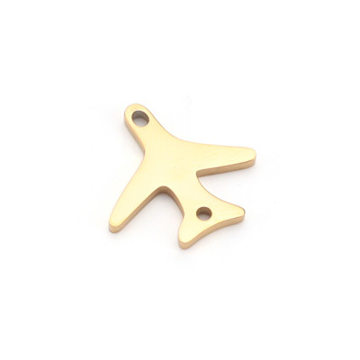 Plane connector in three color variants surgical steel