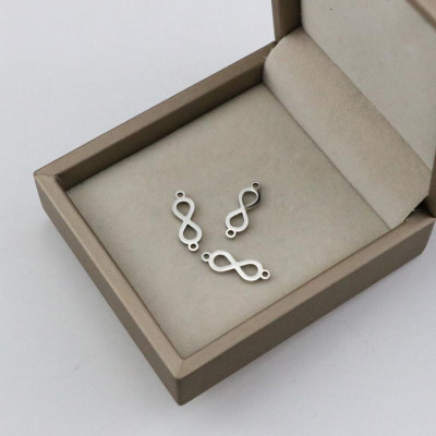 Surgical steel infinity connector