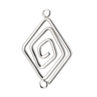 Connector diamond spiral surgical steel