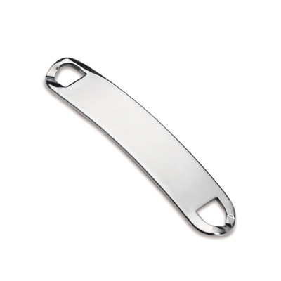 Curved connector plate surgical steel