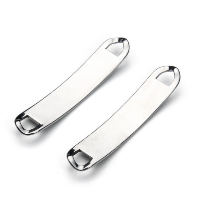 Curved connector plate surgical steel