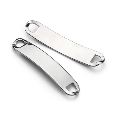 Curved connector plate surgical steel