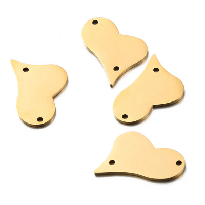 Konektor srdíčko dvě barevné kombinace chirurgická ocel