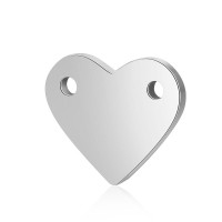 Heart connector SMALL surgical steel
