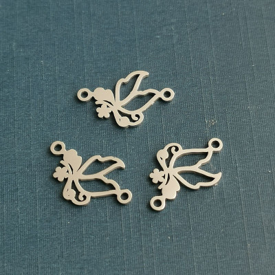 Connector flower angel surgical steel