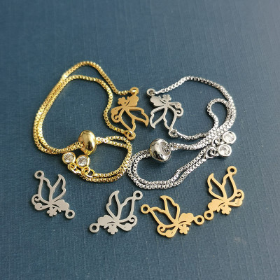 Connector flower angel surgical steel