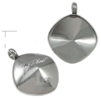 Bowl 14 x 11,5mm from surgical steel