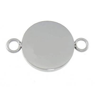 Bed connector inner 10mm polished steel 316L