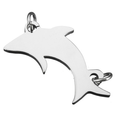 Large connector dolphin surgical steel