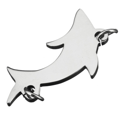 Large connector dolphin surgical steel