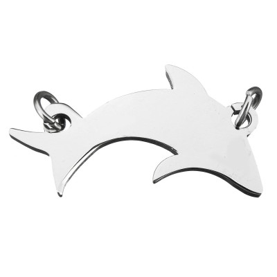 Large connector dolphin surgical steel