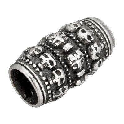 Magnetic fastening of rollers with surgical steel skulls