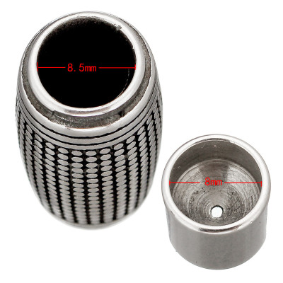 Magnetic closure roller surgical steel