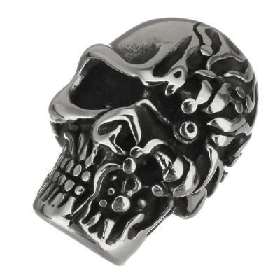 Magnetic fastening massive SKULL surgical steel
