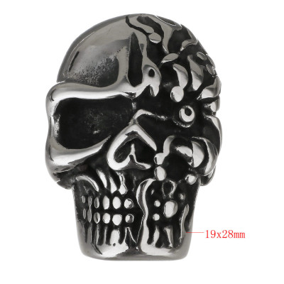 Magnetic fastening massive SKULL surgical steel