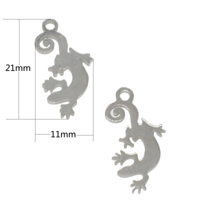 Pendant LIZARD surgical steel