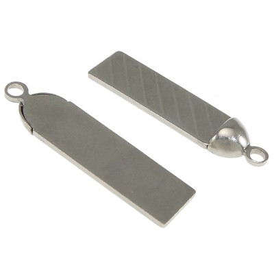 Pendant 41 x 10mm from surgical steel