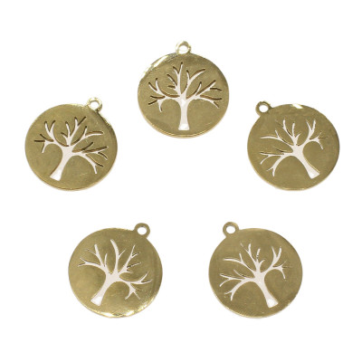 Pendant tree of LIFE surgical steel