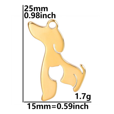 Pendant cat dog surgical steel