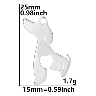 Pendant cat dog surgical steel