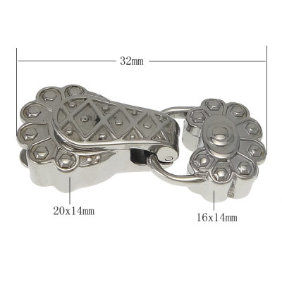 End piece, 1 piece surgical steel