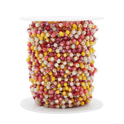 Řetízkovina s barevnými korálky chirugická ocel