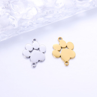 Connector paw two color variants surgical steel
