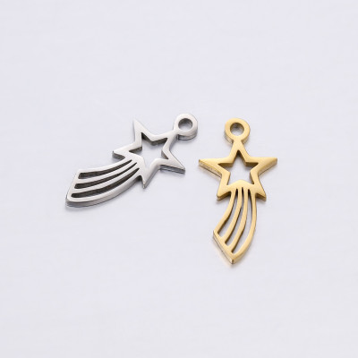 Pendant BETHLEHEM STAR surgical steel two color variants