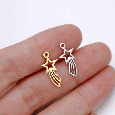 Pendant BETHLEHEM STAR surgical steel two color variants