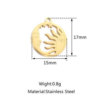 Pendant summer comfort surgical steel two color variants