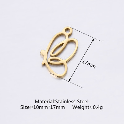 Surgical steel bow tie pendant, two color variants