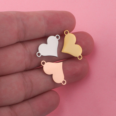 Konektor srdíčko chirurgická ocel tři barevné varianty