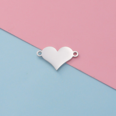 Konektor srdíčko chirurgická ocel tři barevné varianty