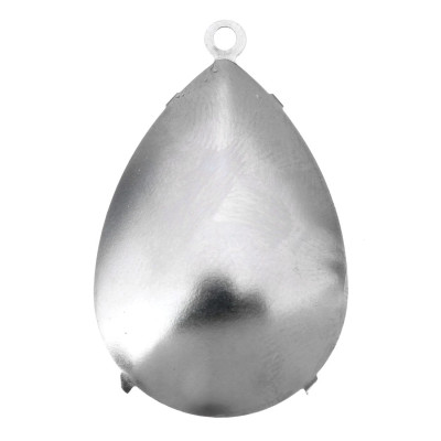 Pendant drop large with hangers 19 x 28mm from surgical steel