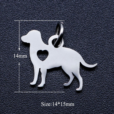 Pendant dog smaller surgical steel