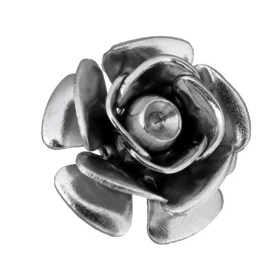 Pendant flower smaller 11,5mm with bowl for 2mm insert from surgical steel