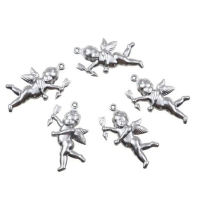 Amor pendant with surgical steel arrow