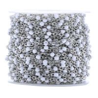 Řetízkovina s barevnými kuličkami 2mm z chirurgické oceli