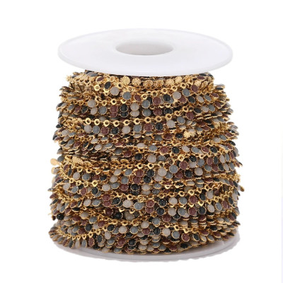 Řetízkovina s barevnými placičkami chirurgická ocel