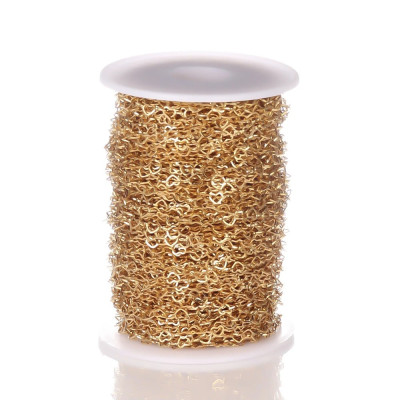 Heart chain, surgical steel, two color options